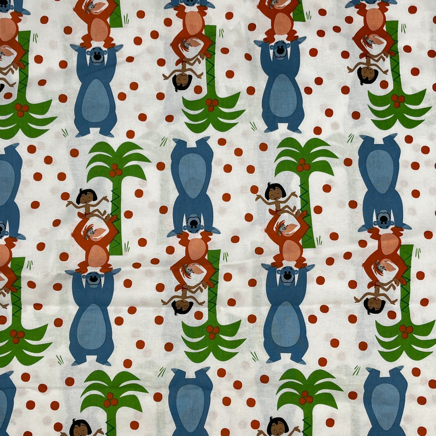 3 Yards Vintage Disney Jungle Book Quilting Cotton