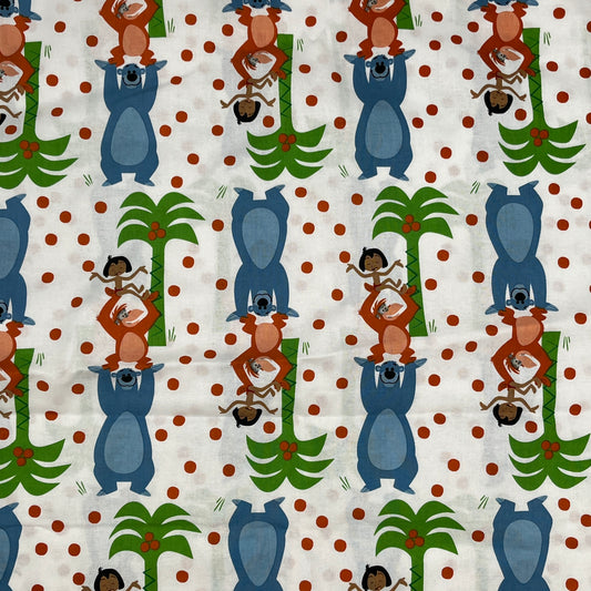 3 Yards Vintage Disney Jungle Book Quilting Cotton