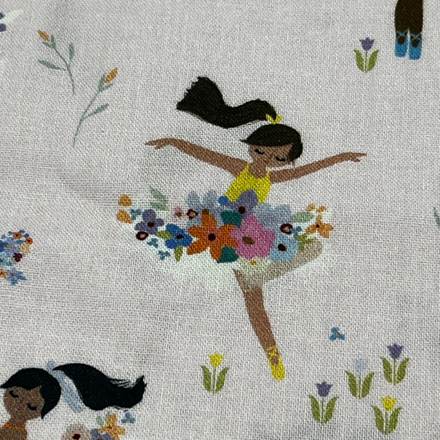 1 Yard Dear Stella Ballerinas, Premium Quilting Cotton