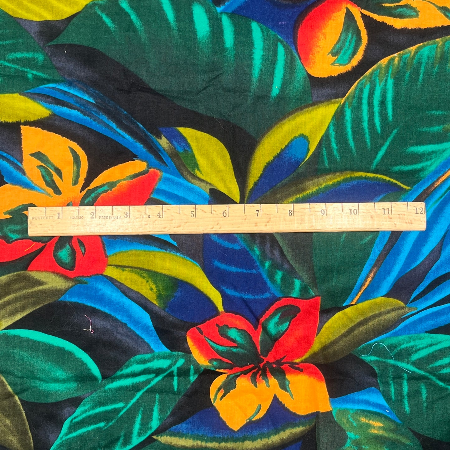 9/10 Yard Tropical Print Cotton