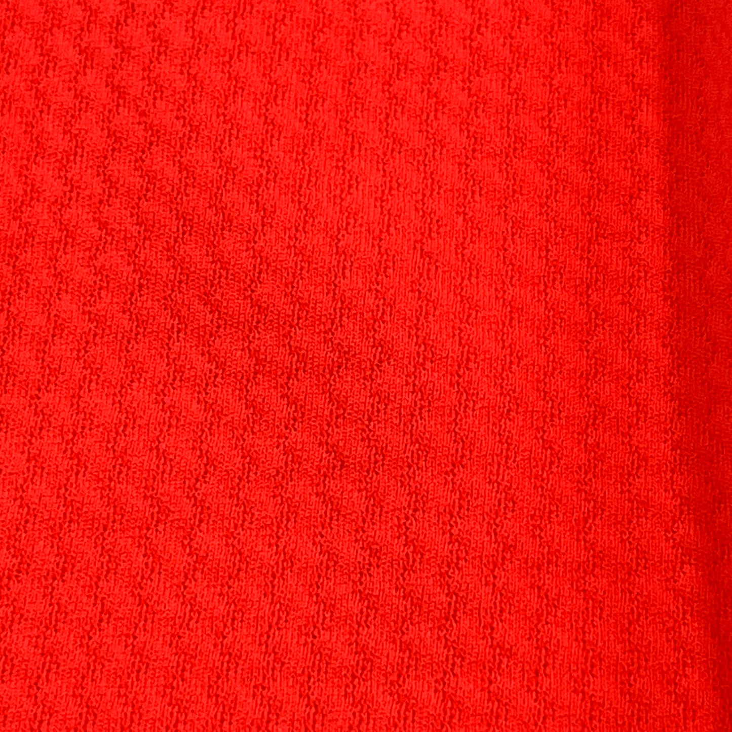 1 Yard 7 Inches Neon Orange Waffle Knit, Designer Deadstock