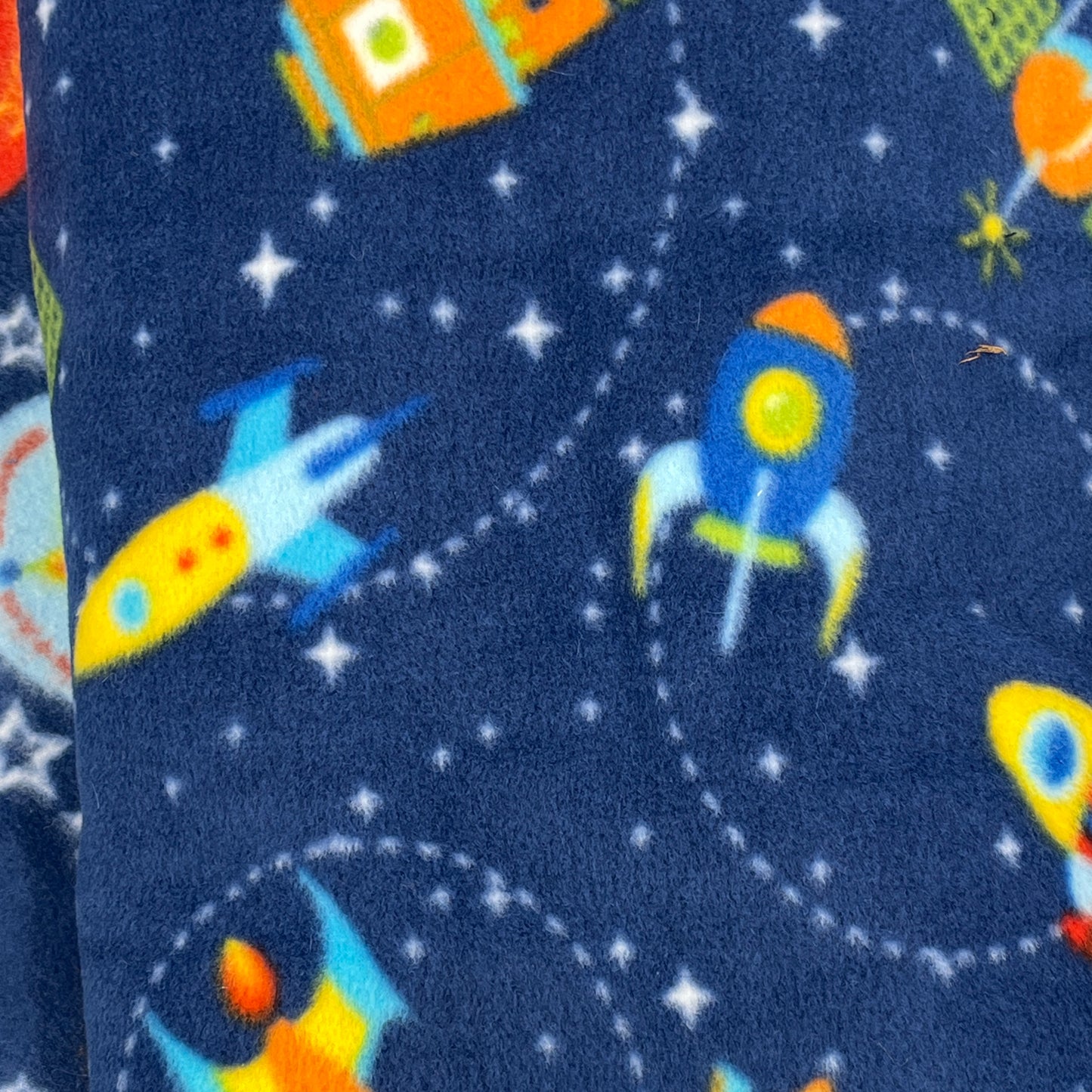 Rockets & Space Theme Fleece Bundle, 3 Yards, Polyester