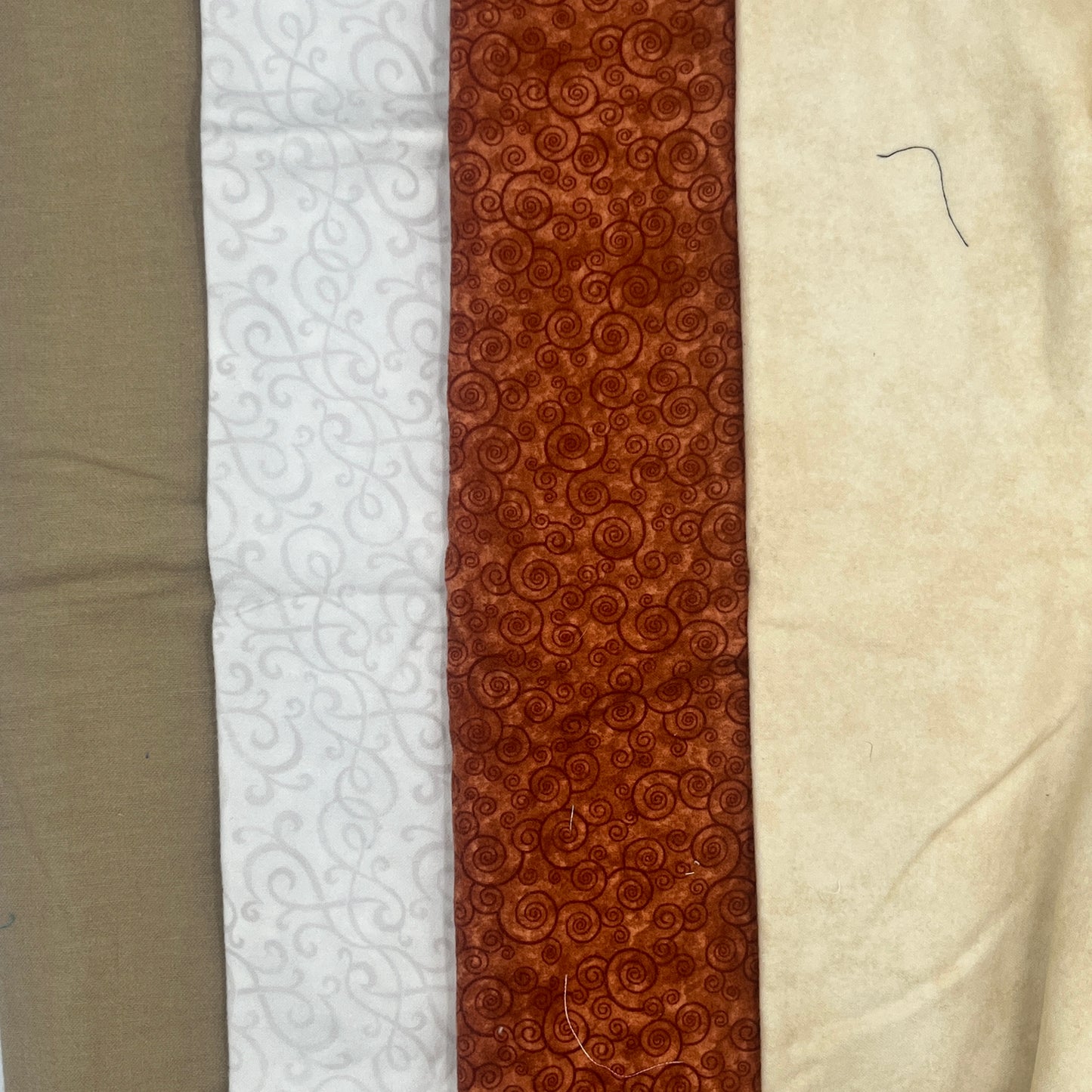 Harvest Swirls Fall Cotton Flannel Bundle, 2 1/2 Yards Total