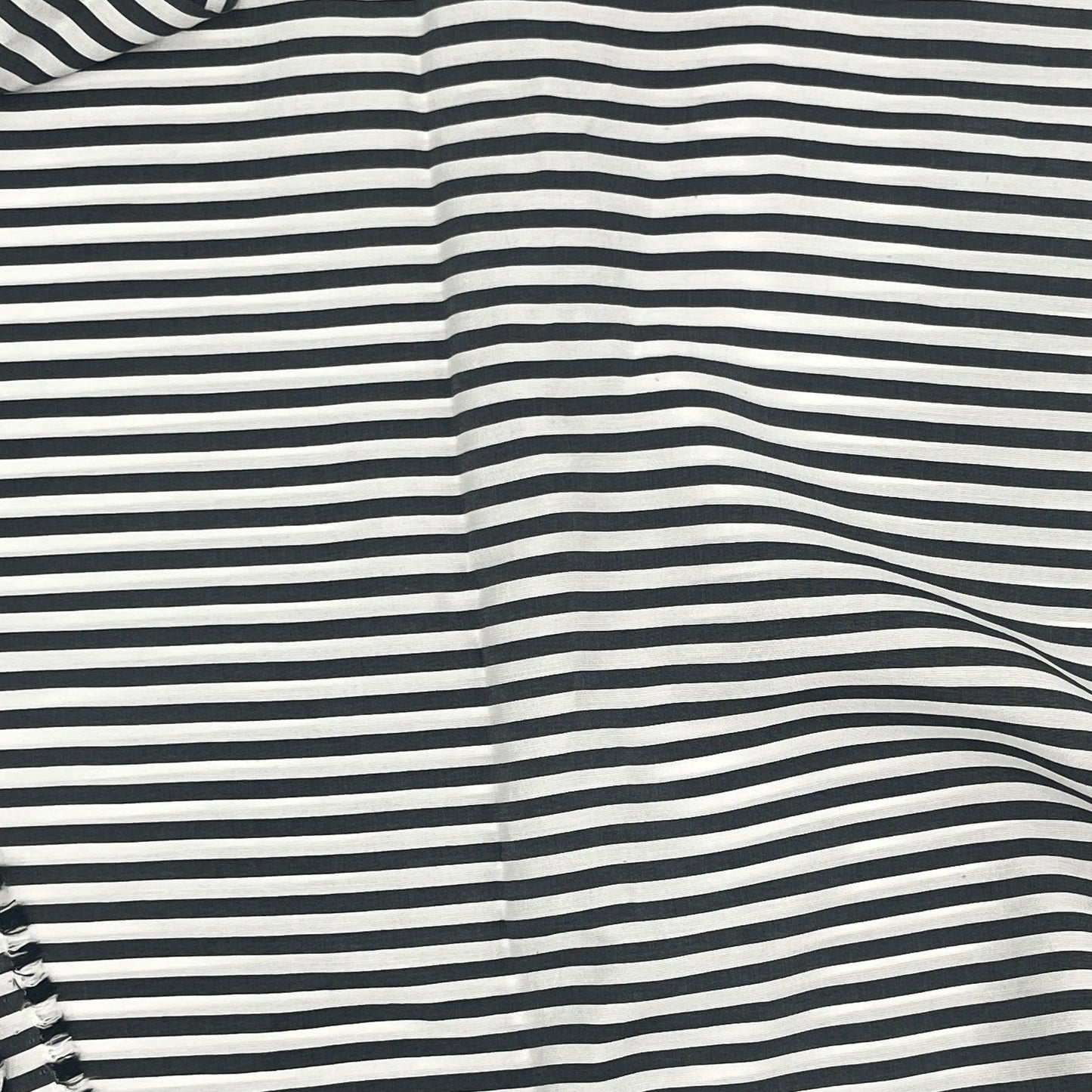 4 Yards Striped Lightweight Apparel, Designer Deadstock