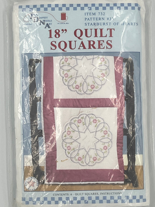 Embroidery Quilt Squares
