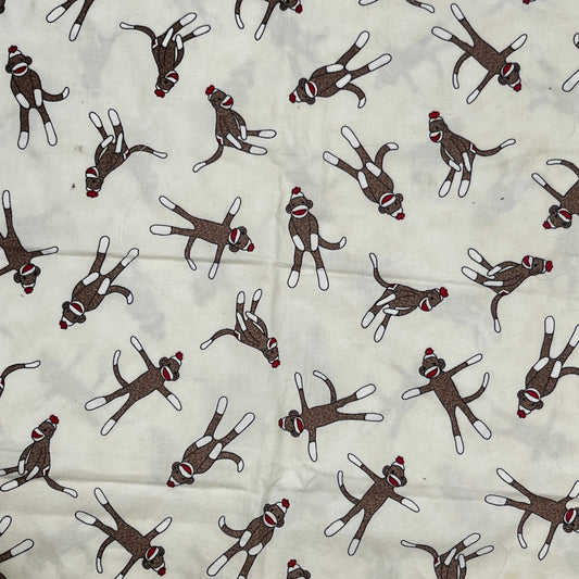 4/5 Yard Funky Monkey by Max & Noble for Moda, Premium Quiltlng Cotton