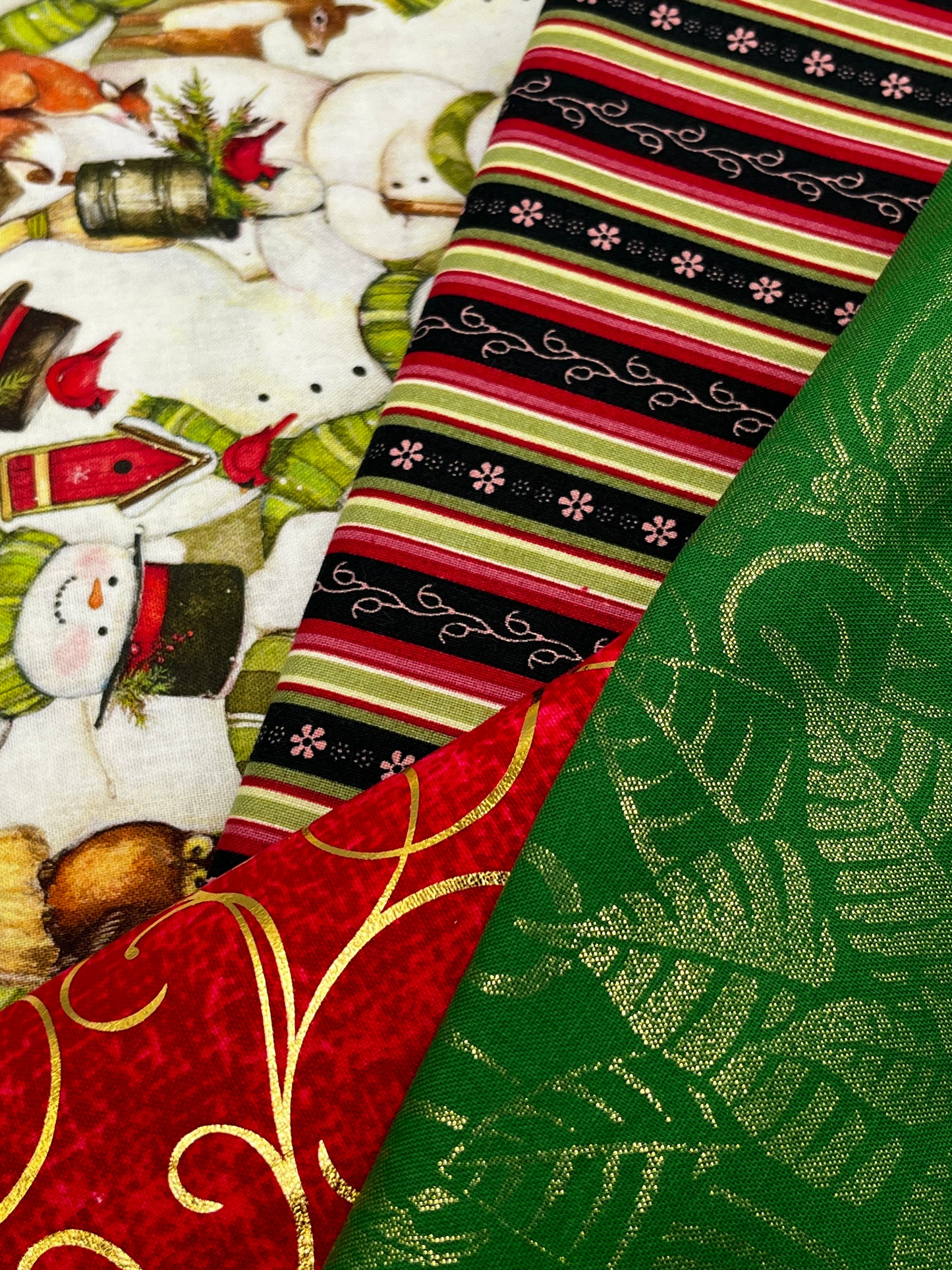 BIG Christmas Lot, 6+ Yards Premium Quilting Cotton