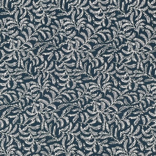 1(ish) Yards Teal & White Floral, Rayon (plus scraps)