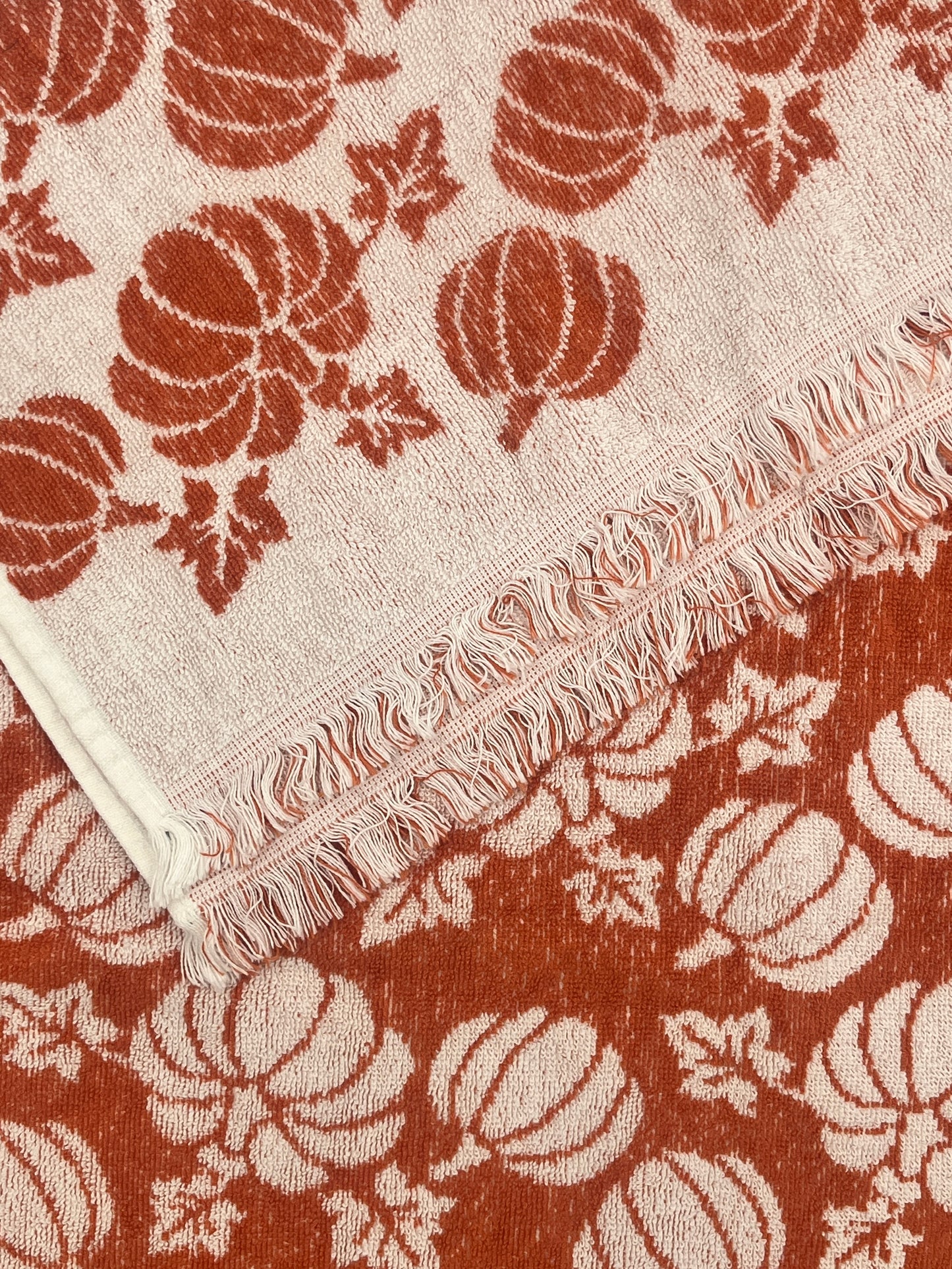 🍂 Deborah Connolly Fall Harvest Embroidered Hand Towels – Set of 2