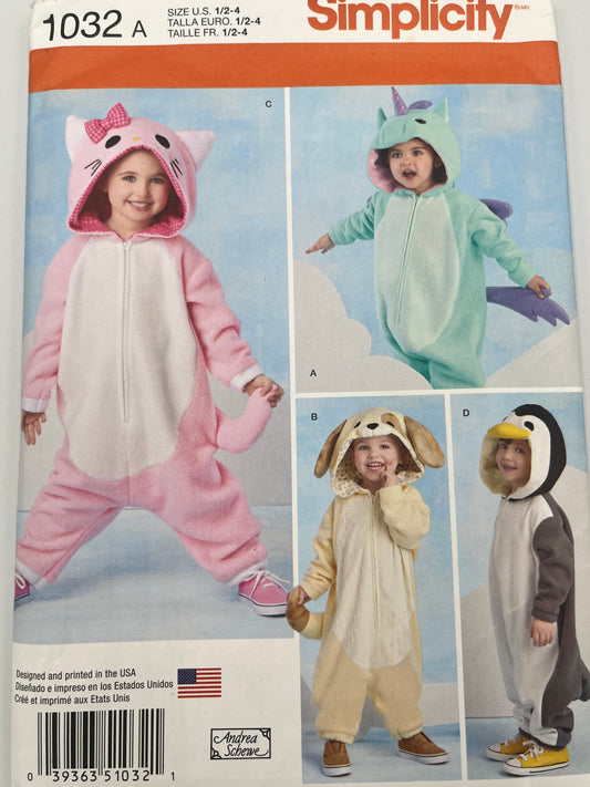 Simplicity 1032 Uncut Pattern