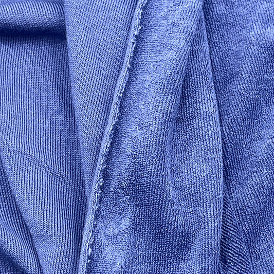 Navy Loop Knit, Designer Deadstock BY THE YARD