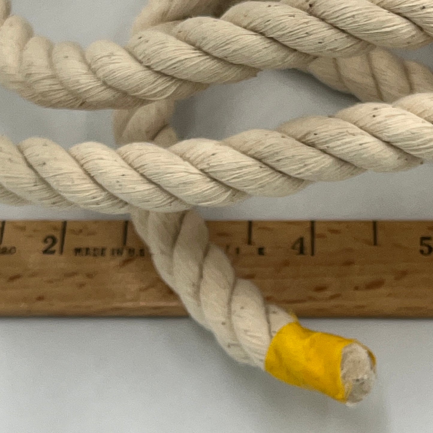 10 Yards Natural Cotton Macramé Rope, 1/2” Thickness