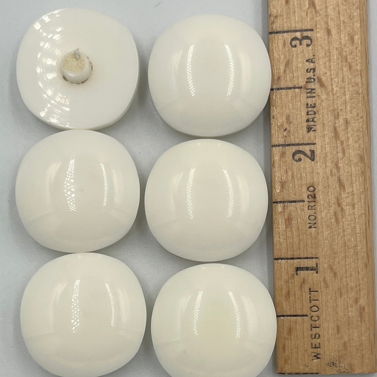 Six, 1 Inch Vintage Buttons