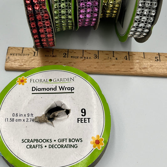 6 Rolls Diamond Wrap