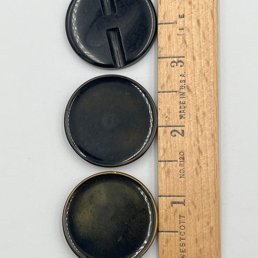 Three 1.25 Inch Vintage Buttons