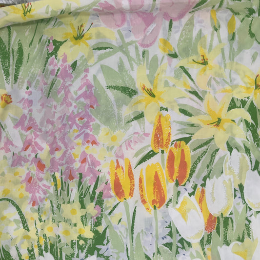 Pastel Ruffle Vintage Twin Flat Sheet