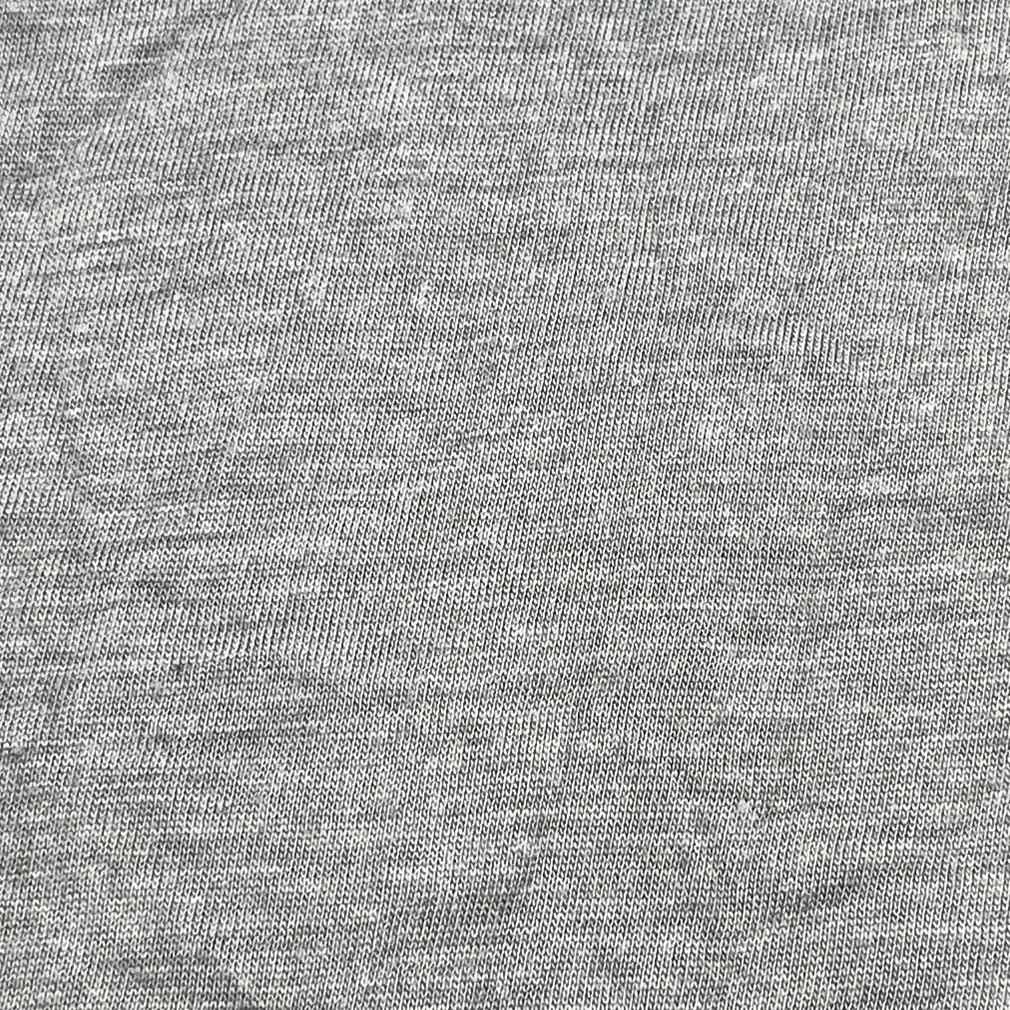 2 1/2 Yards Lightweight Grey-green Knit, Cotton FLAW