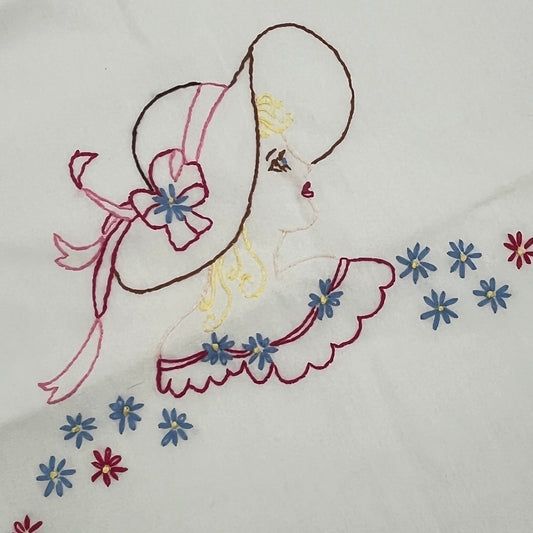 Embroidered Bureau Scarf
