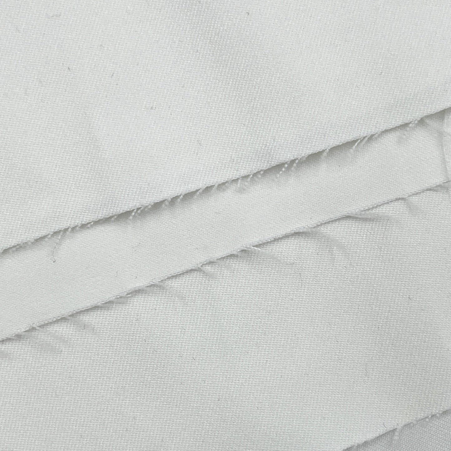 1/2 Yard White Poly Twill, 68” Wide, Bottomweight