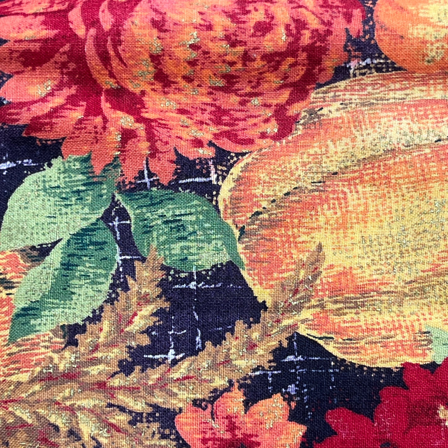 2 Pieces Quilting Cotton, Each Measuring 2/3 Yard