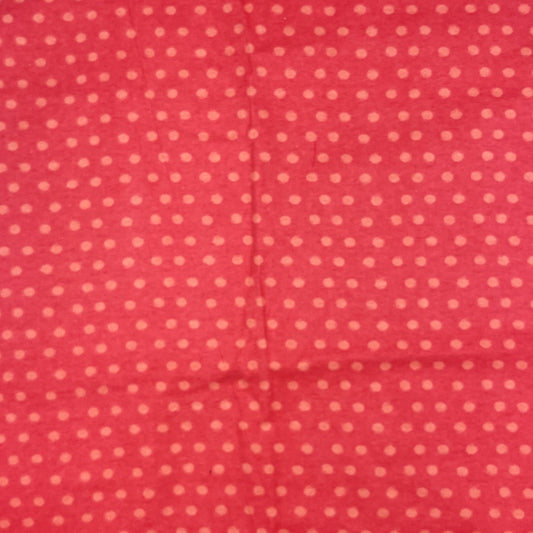 1 1/2 Yards Pink-on-Pink Dots Flannel, Joann’s Snuggle