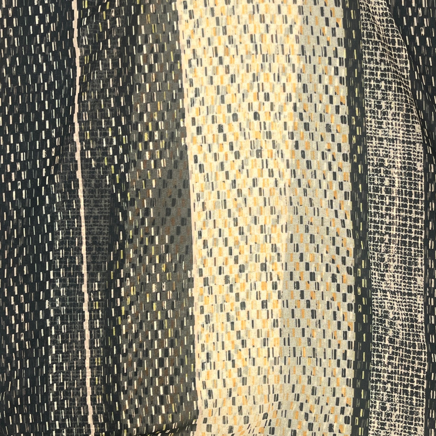 2 Yards Sheer Polyester, Designer Deadstock