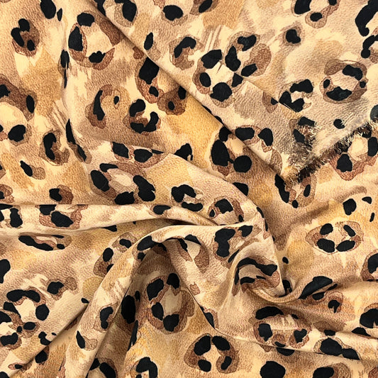 4+Yards (in 3 pieces) of Pure Vintage 80s Glam Dress Fabric, Poly?, Vintage