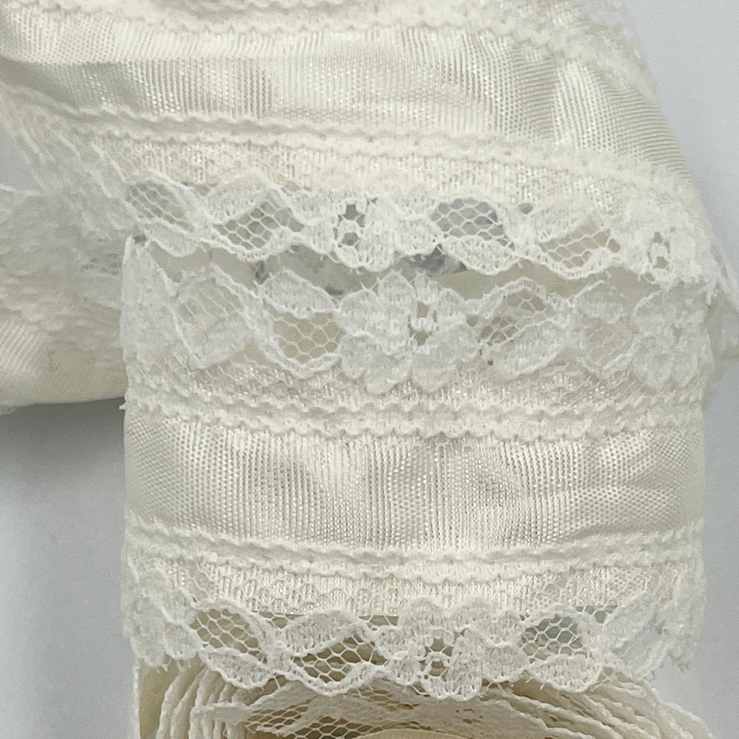 1 1/2 Yards Flat Ribbon Lace