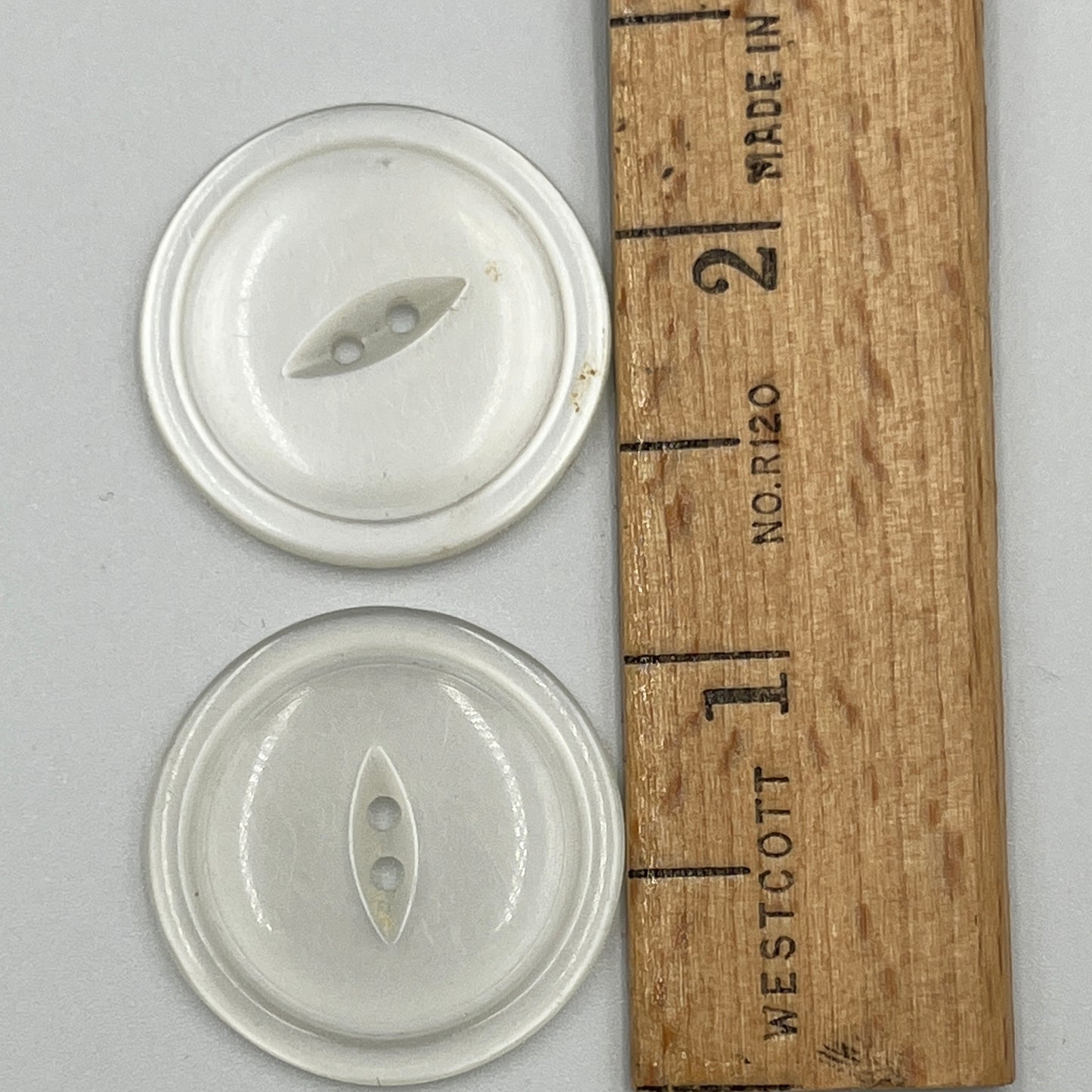 2, 1 Inch Vintage Buttons