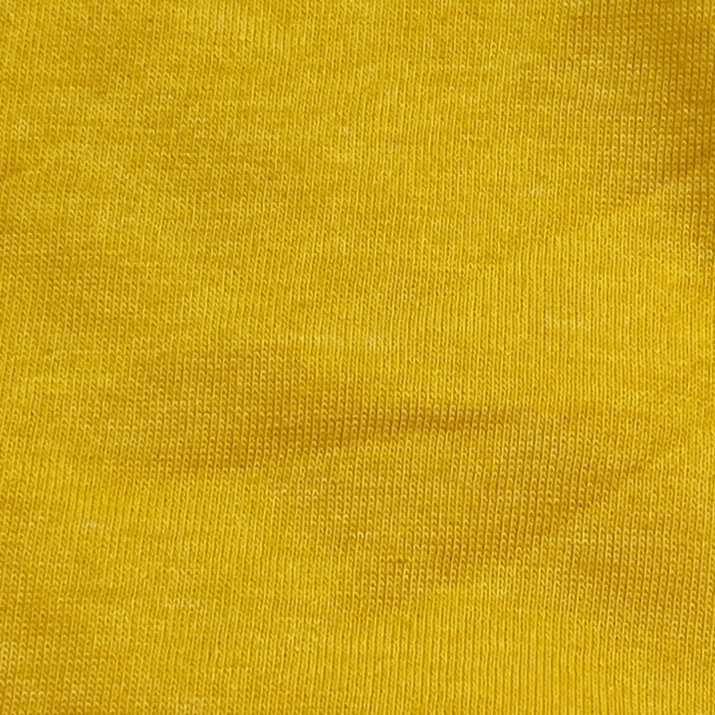 By the Yard, Yellow Jersey Knit Lightweight, Cotton Blend, Designer Deadstock