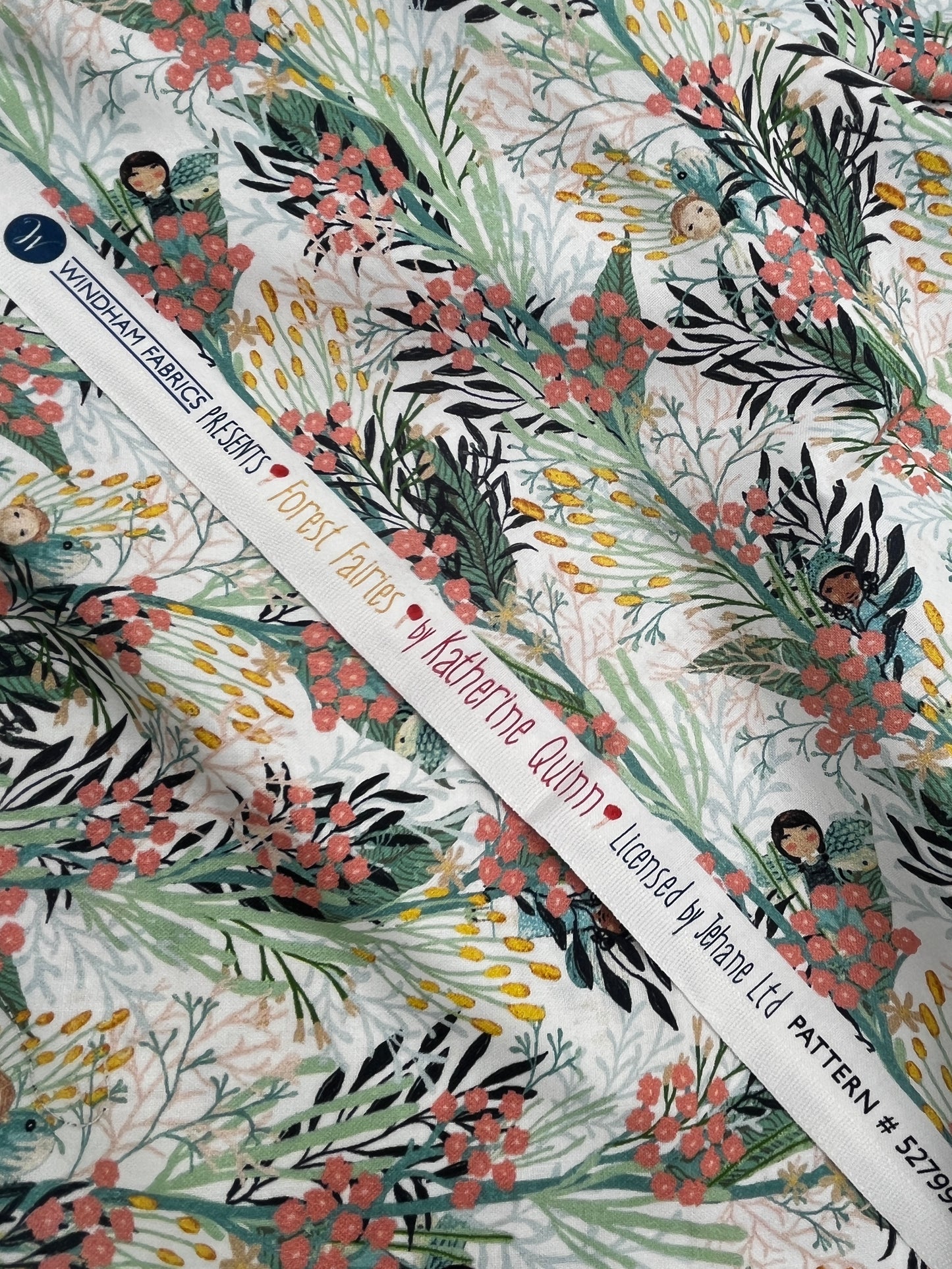 1 Yard Forest Fairies, Premium Quilting Cotton