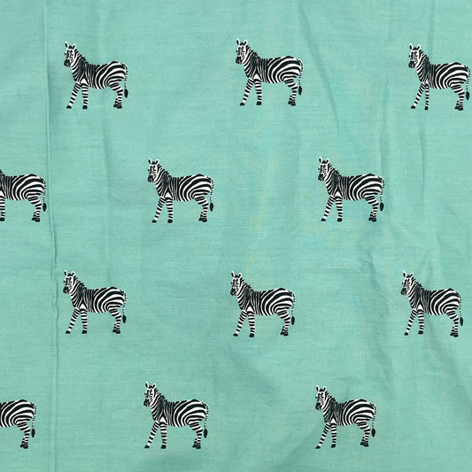 Aqua Zebra Cotton Twin Flat Sheet – Martha Stewart, 100% Cotton