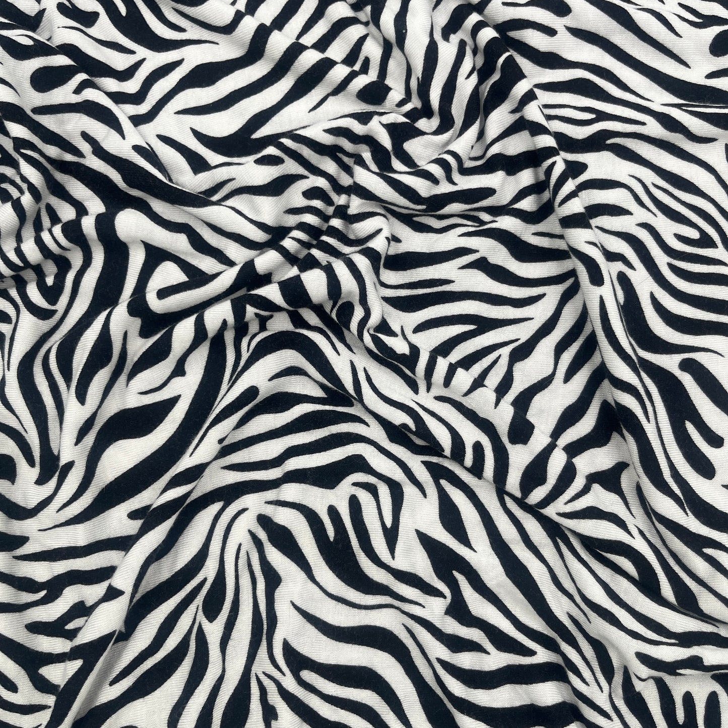 1/2 Yard Zebra Print Soft Knit