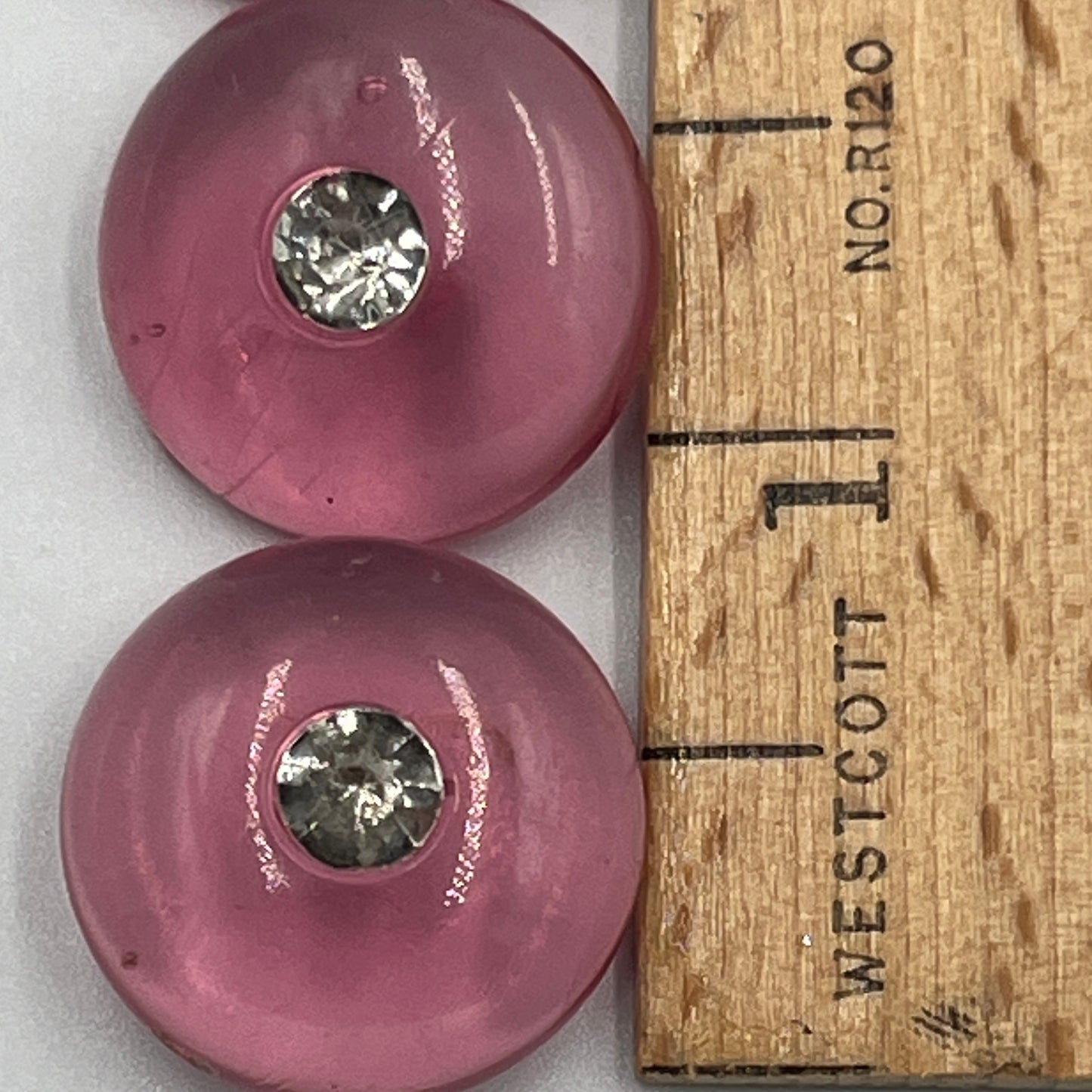 Three, 7/8 Vintage Buttons