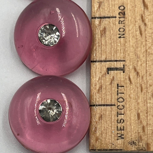 Three, 7/8 Vintage Buttons