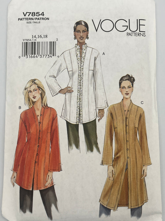 Vogue 7854 Pattern