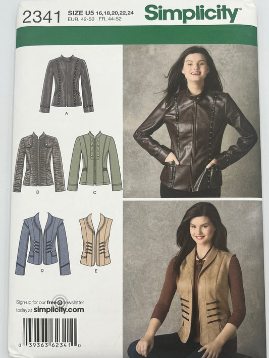 Simplicity 2341 Pattern