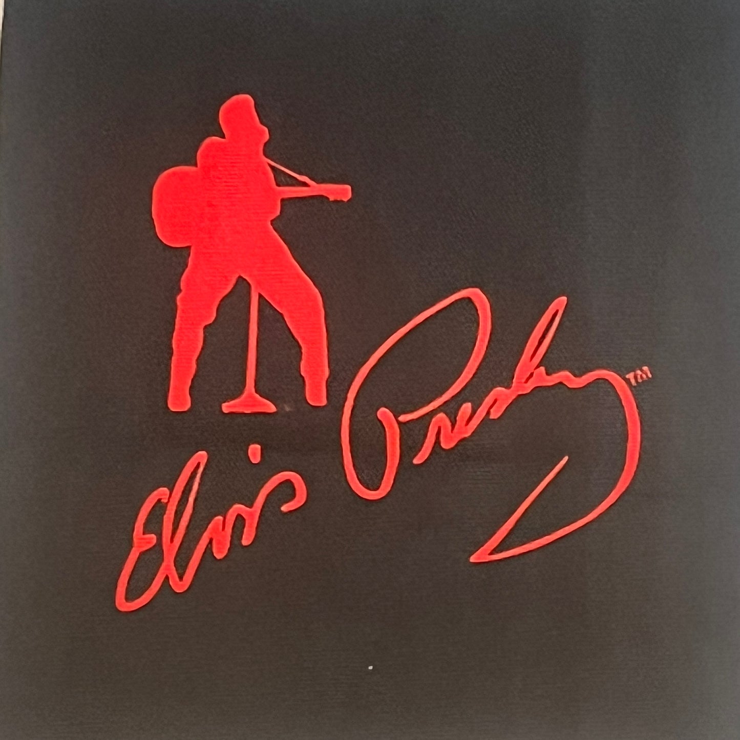 Vintage Elvis Presley Apron Panel, “What’s Cookin’?” BBQ Recipe Print, Cotton