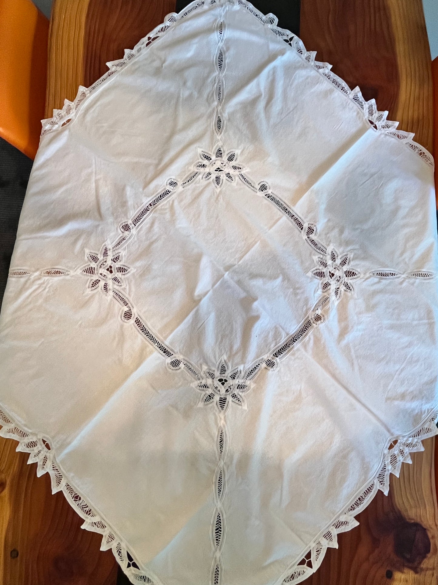 Battenburg Lace Tablecloth 42x42