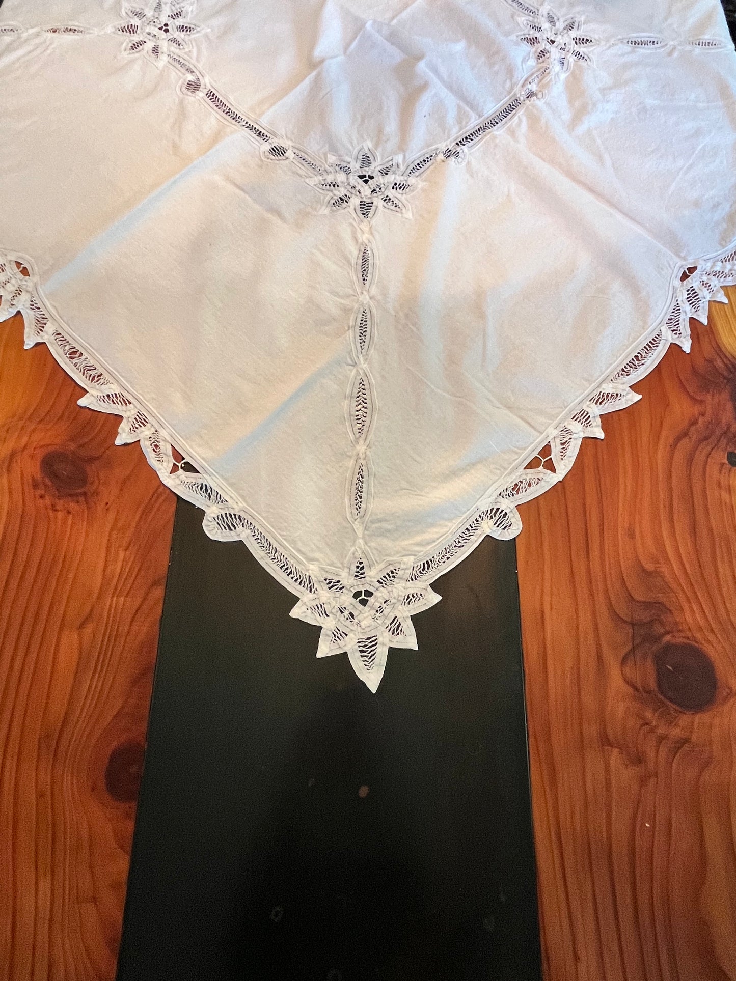 Battenburg Lace Tablecloth 42x42