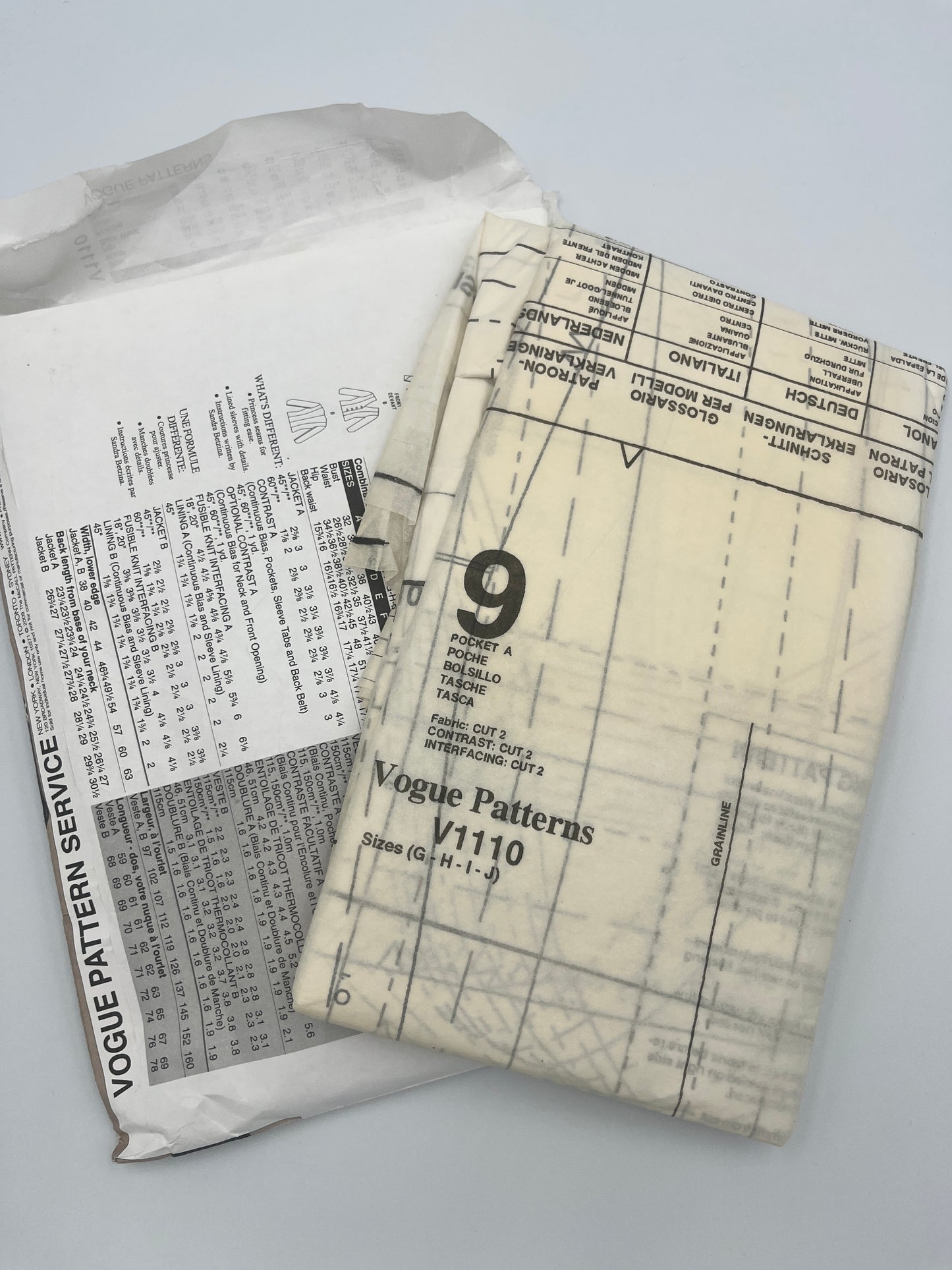 Vogue 1110 Pattern
